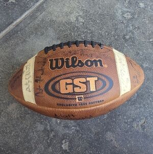 Wilson GST 1003 Leather Football *DOES NOT HOLD AIR*
